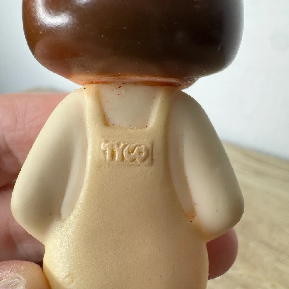 Lot of 2 Vintage‎ 1980's TYCO Brick Block People Rubber Building Vinyl Figures